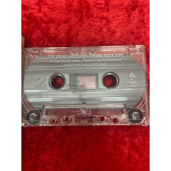 The Dead Milkmen Punk Rock Girl Cassette Single 1988 Enigma Records - Picture 3 of 5